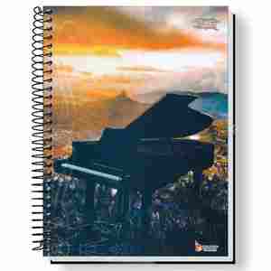 CADERNO MUSICA 1/4 64FLS TAMOIO